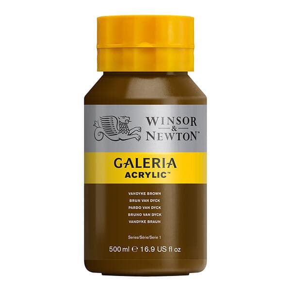 Winsor & Newton Galeria Akrylfärg Vandyke Brown 676 500ml