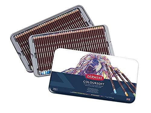 Derwent Coloursoft Pencils Färgpennor 72st