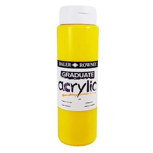 Daler-Rowney Graduate Akrylfärg Primärgul 500ml