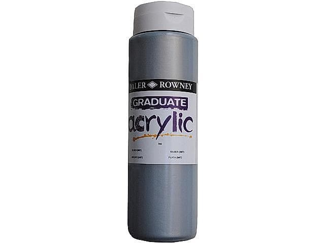 Daler-Rowney Graduate Akrylfärg Silver 250ml