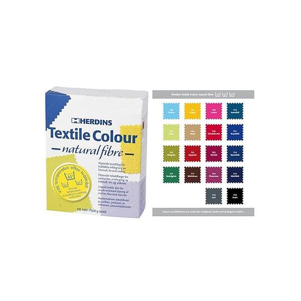 Herdins Natural Fibre Textilfärg Olivgrön