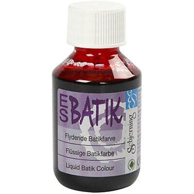 Schjerning Batik Textilfärg Röd 100ml