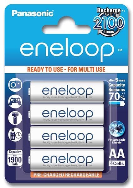 Panasonic Eneloop 2000 mAh 4 pack
