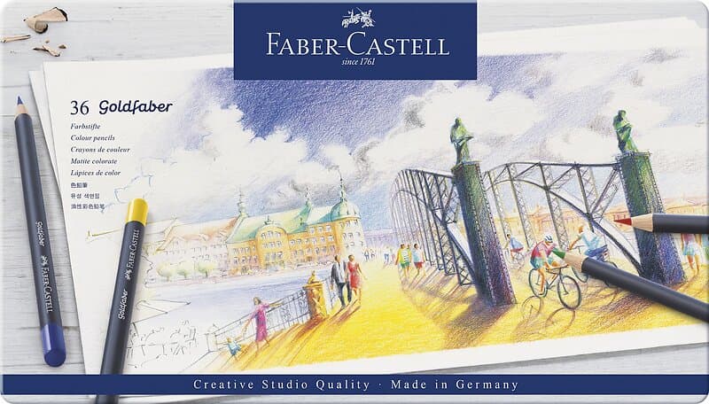 Faber-Castell Goldfaber Akvarellpennor 36st