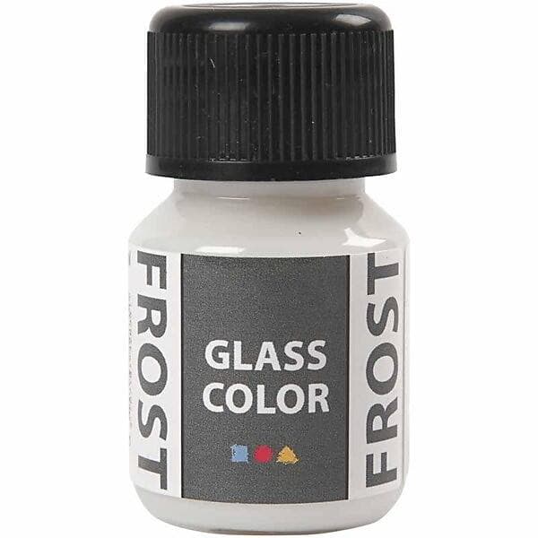 Creativ Company Glass Color Frost Glasfärg Vit 35ml