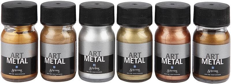 Schjerning Art Metal Metallicfärg Set 6x30ml