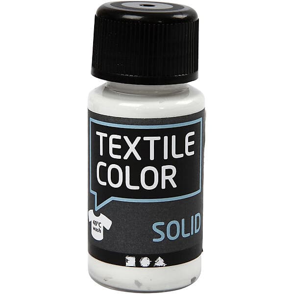 Creativ Company Textile Color Solid Textilfärg Vit 50ml
