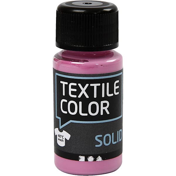 Creativ Company Textile Color Solid Textilfärg Rosa 50ml