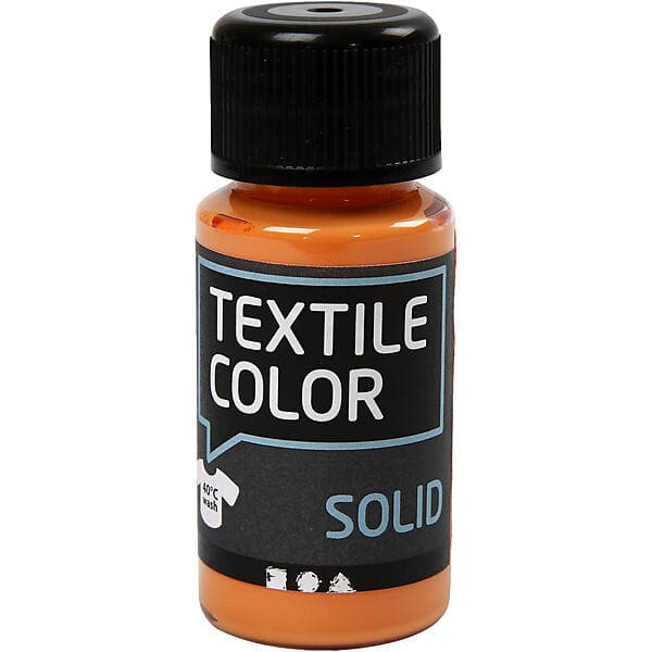 Creativ Company Textile Color Solid Textilfärg Orange 50ml