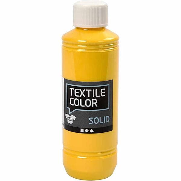 Creativ Company Textile Color Solid Textilfärg Gul 250ml