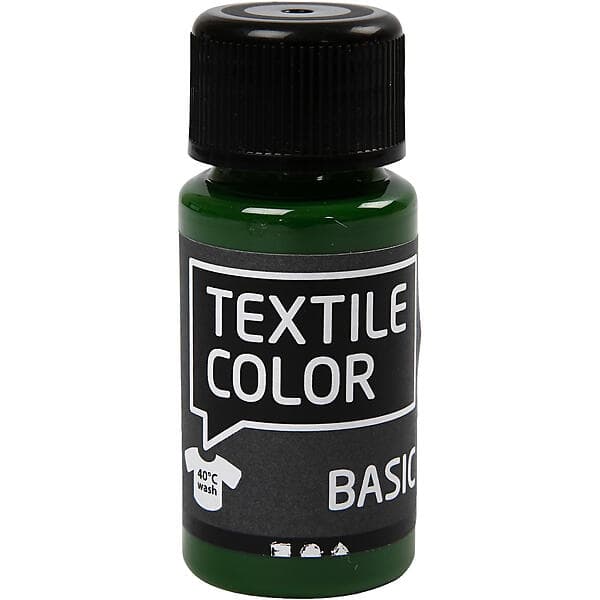 Creativ Company Textile Color Basic Textilfärg Olivgrön 50ml