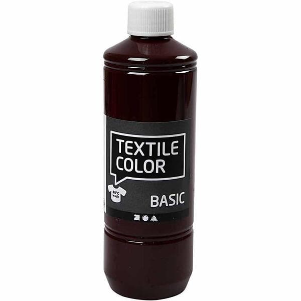 Creativ Company Textile Color Basic Textilfärg Aubergine 500ml