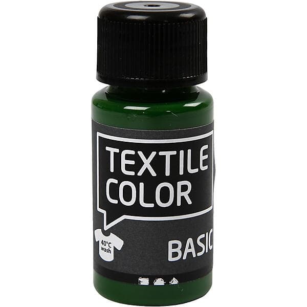 Creativ Company Textile Color Basic Textilfärg Gräsgrön 50ml