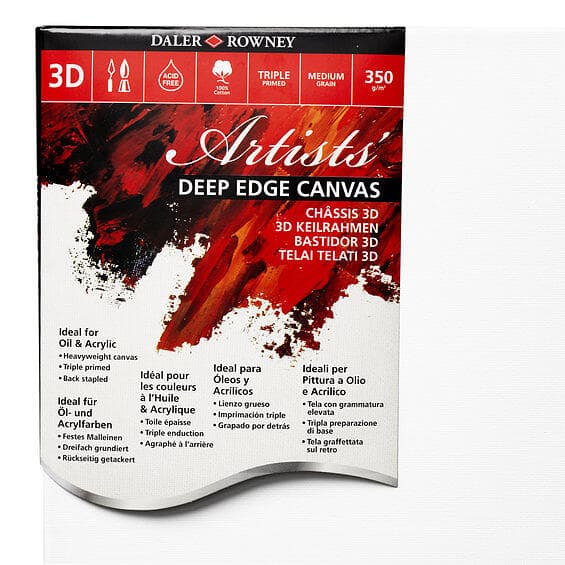 Daler-Rowney Artists Deep Edge Canvas 30x30cm