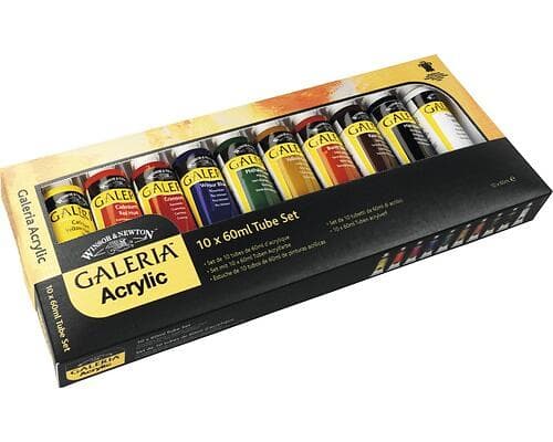 Winsor & Newton Galeria Akrylfärg Set 10x60ml