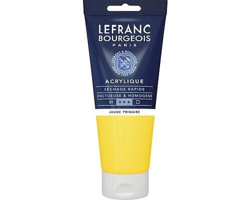 Lefranc Bourgeois Akrylfärg Primary Yellow 80ml