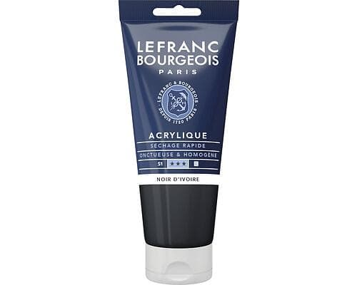 Lefranc Bourgeois Akrylfärg Ivory Black 80ml