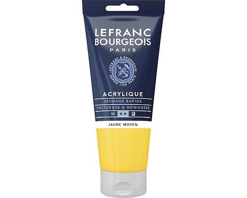 Lefranc Bourgeois Akrylfärg Medium Yellow 80ml