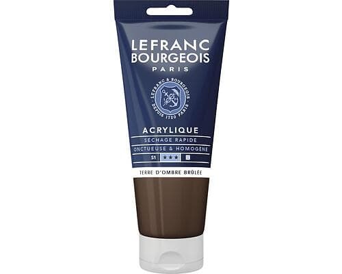 Lefranc Bourgeois Akrylfärg Burnt Umber 80ml