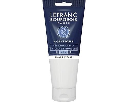 Lefranc Bourgeois Akrylfärg Titanium White 80ml
