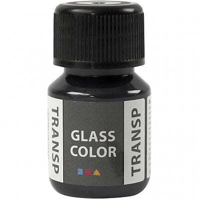 Creativ Company Glass Color Transp Glasfärg Svart 35ml