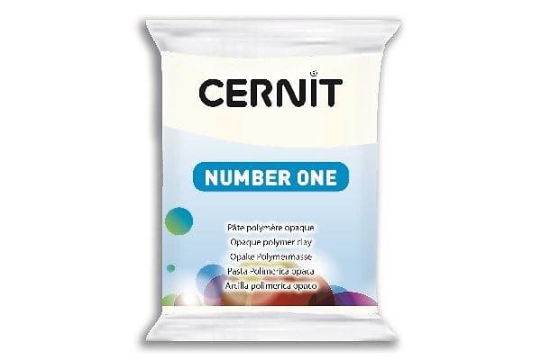 Cernit Number One 027 Hvid Polymerlera 56g