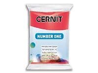 Cernit Number One 420 Karminrød Polymerlera 56g