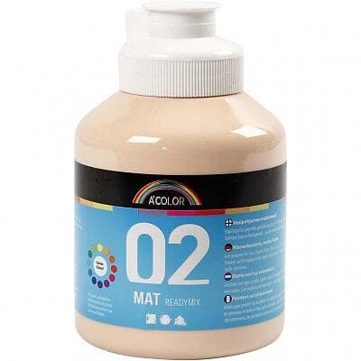 A-Color Readymix Matt Akrylfärg Ivory 500ml