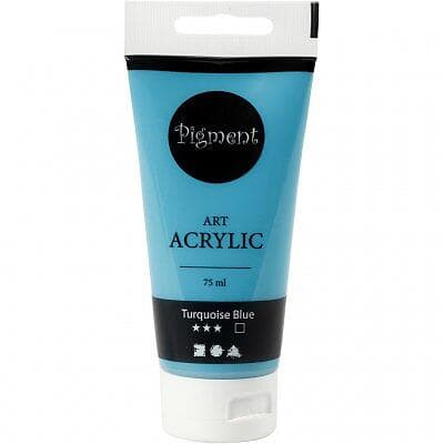 Pigment Art Acrylic Akrylfärg Turquoise Blue 75ml