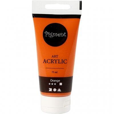 Pigment Art Acrylic Akrylfärg Orange 75ml