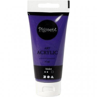 Pigment Art Acrylic Akrylfärg Violet 75ml