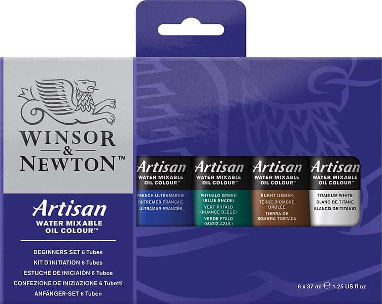 Winsor & Newton Artisan Oljefärg Beginner set 6x37ml