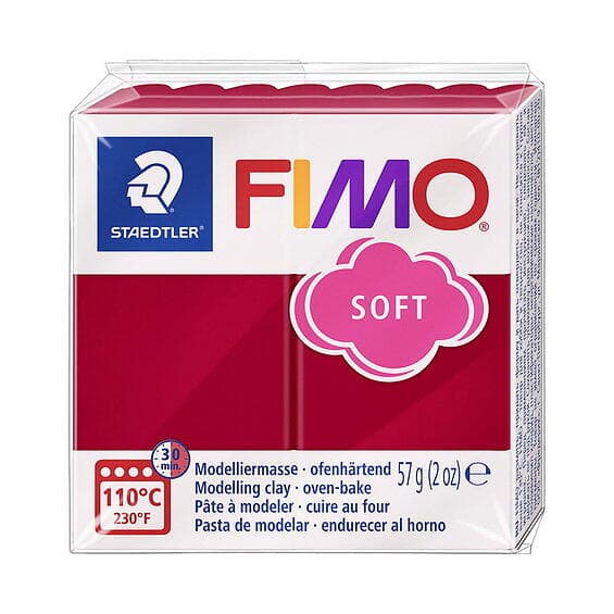 Staedtler Fimo Soft 26 Cherry Red Modellera 57g