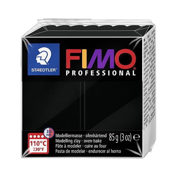 Staedtler Fimo Professional 9 Black Modellera 85g