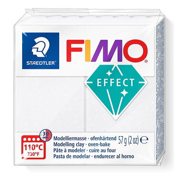 Staedtler Fimo Effect 052 Glitter White Modellera 57g