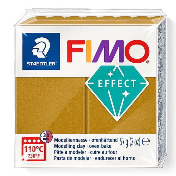 Staedtler Fimo Effect 11 Metallic Colour Gold Modellera 57g