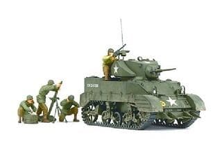 Tamiya M5A1 1:35 (with 4 soliders)