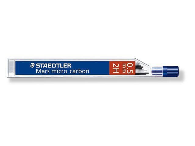 Staedtler Blyertsstift Mars Micro Casrbon 0.5mm 2H 12st