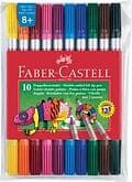 Faber-Castell Double-ended Felt-tip Pens Fiberpennor 10-pack