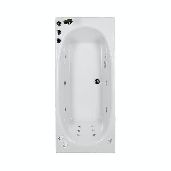 Bathlife Bubbelbadkar Fridfull Höger Intro 150x70 (Vit)