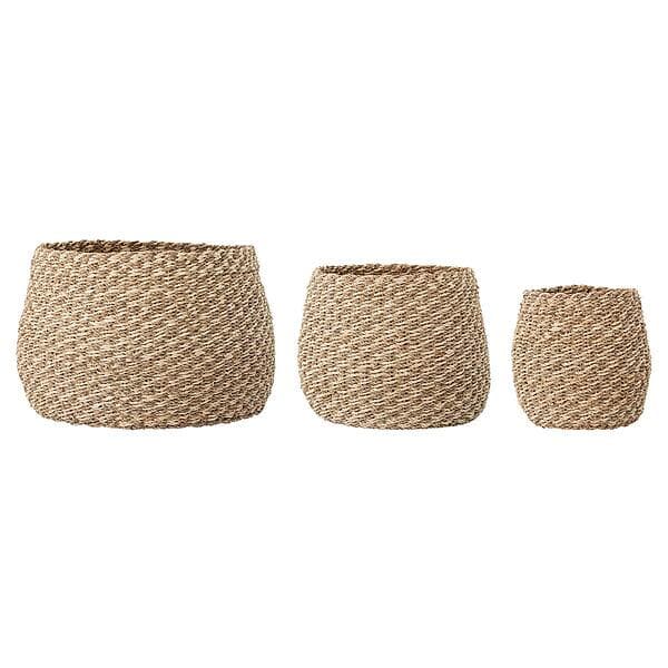 Bloomingville Natur Förvaringskorg 3-pack