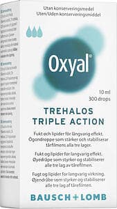 Bausch & Lomb Oxyal Trehalos Triple Action Eye Drops 10ml