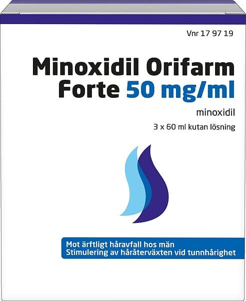 Minoxidil Orifarm Forte 50 mg/ml 3x60 ml