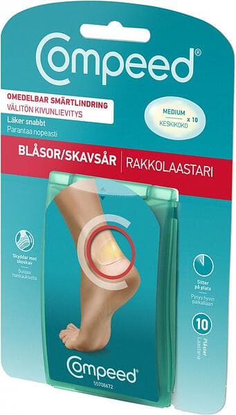 Compeed Skavsårsplåster Medium 10-pack