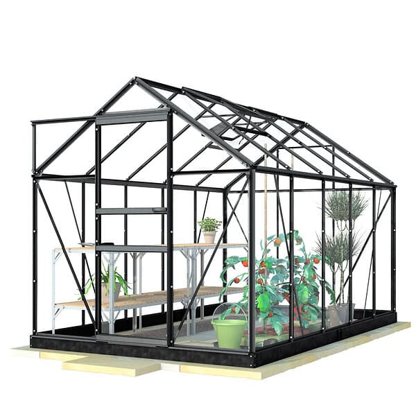Lykke Växthus 6,2m² (Polykarbonat)