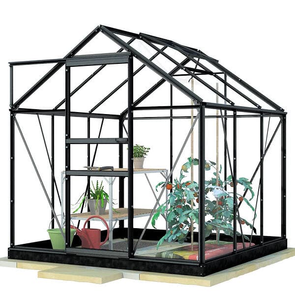 Lykke Växthus 3,8m² (Polykarbonat)