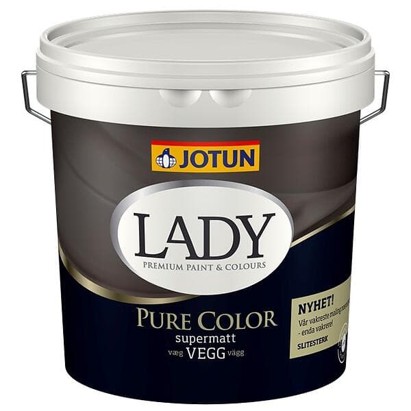 Jotun Lady Pure Color Supermatt Väggfärg Valfri Kulör 10L