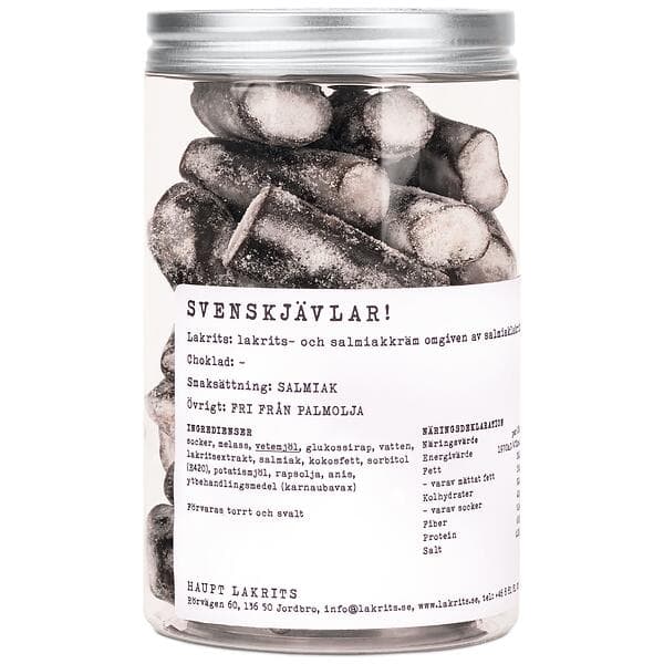 Haupt Lakrits Svenskjävlar! 250g