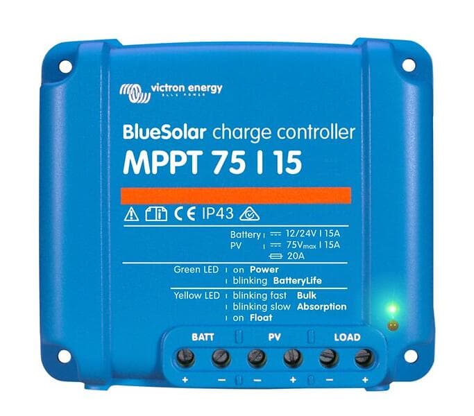 Victron Energy BlueSolar MPPT 75/15 Solcelleregulator 15A