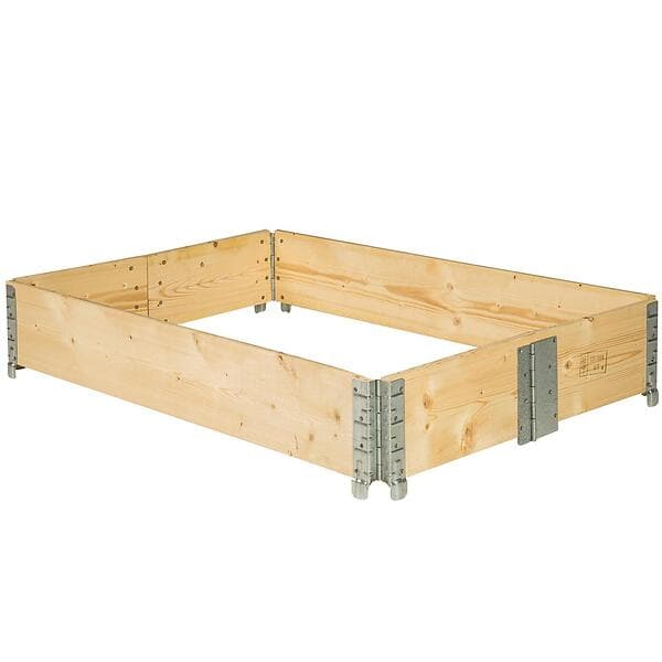 TecTake Pallkrage 1 120x80cm (Natur)